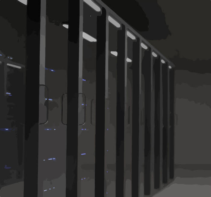 Salle de serveurs - Photo de NeuPaddy (Pixabay) modifiée par Kévin Perez